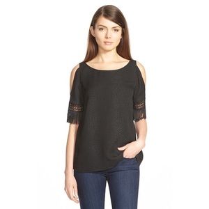 Cooper & Ella | Willow Cold Shoulder Fringe Top